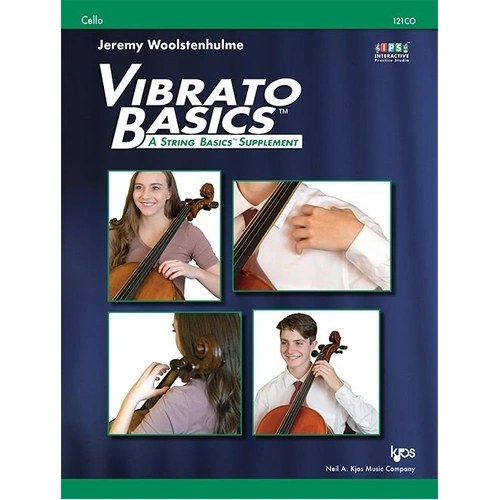Vibrato Basics Cello by Jeremy Woolstenhulme, 48 Pages, Neil A. Kjos Music Company, String Education Series