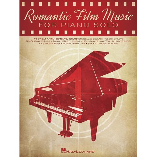 Romantic Film Music Piano Solo - 40 Arrangements from Beloved Movie Songs