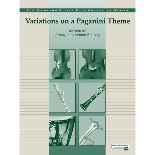 Variations on a Paganini Theme for Grade 4 Vocal Sheet Music