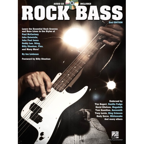 Rock Bass Book/CD 2nd Edition (Softcover Book/CD)