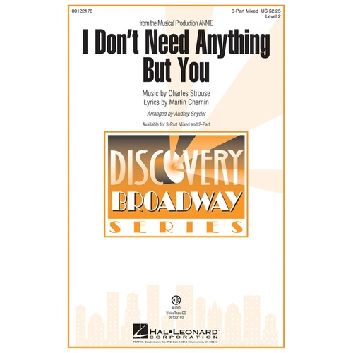 I Dont Need Anything But You VoiceTrax CD (CD Only)