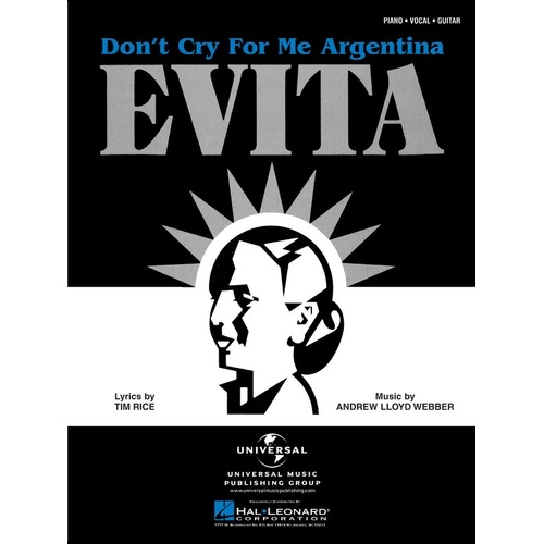 Dont Cry For Me Argentina PVG S/S (Sheet Music)