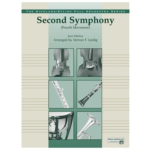 Sibelius' 2nd Symphony 4th Mvt Full Orchestra Gr 3