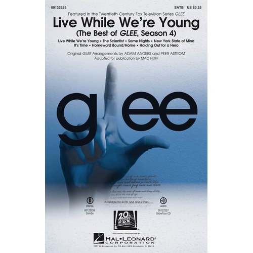 Live While Were Young (Best Glee Season 4) SATB (Octavo)