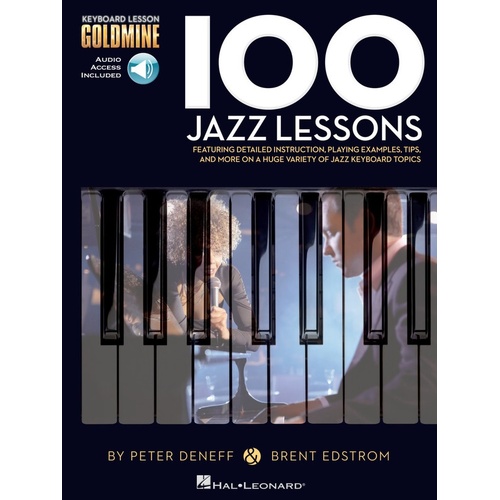 100 Jazz Lessons Goldmine Series Keyboard (Softcover Book/CD)