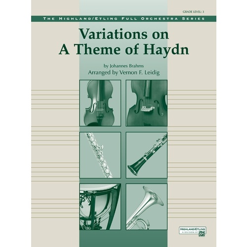 Variations On A Theme Of Hadyn Full Orchestra Gr 3