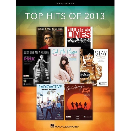 Top Hits of 2013 Easy Piano Songbook