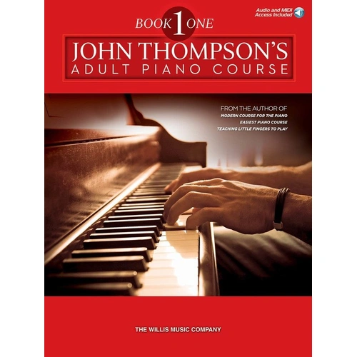 John Thompson's Adult Piano Course Book 1 - 80 Pages, Willis Music