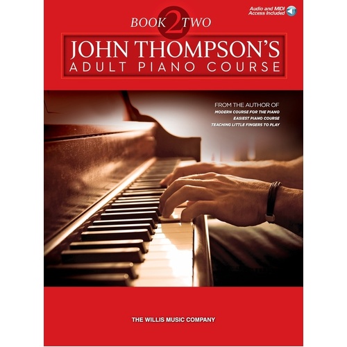 Thompson - Adult Piano Course Book 2/Online Audio (Softcover Book/Online Audio)