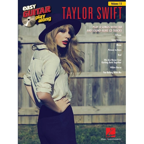 Taylor Swift Easy Guitar Play-Along V12 Book with CD