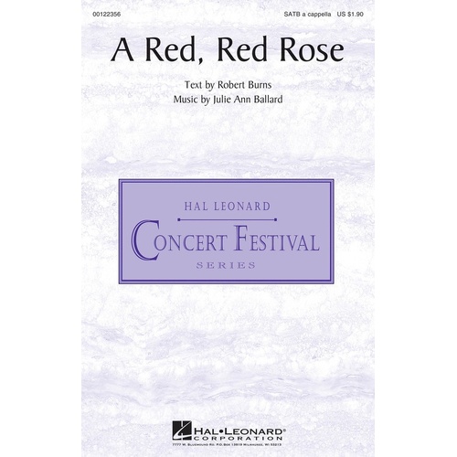 Red Red Rose SATB (Octavo)
