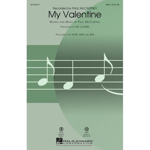 My Valentine SAB (Octavo)