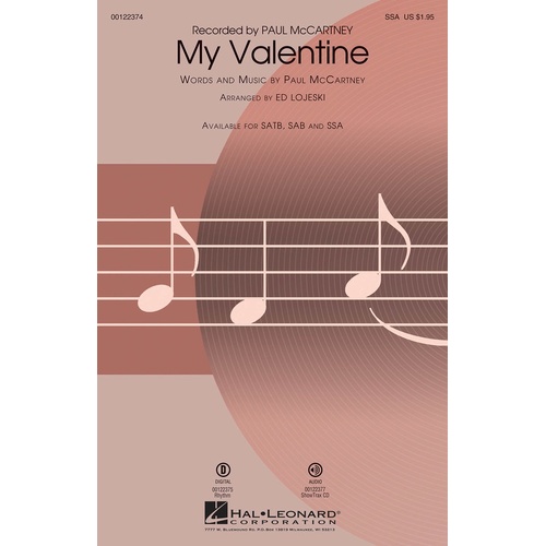 My Valentine SSA (Octavo)