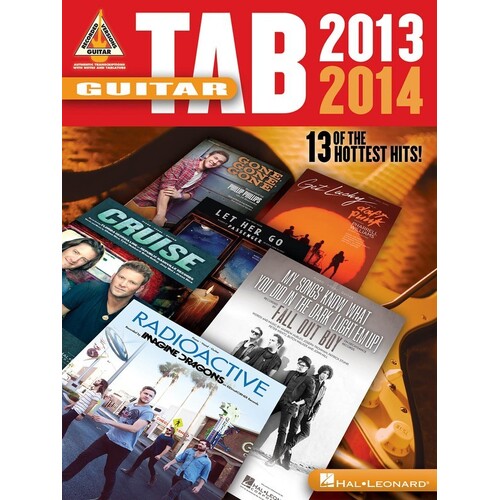 Guitar TAB 2013 - 2014 Recorded Versions (Softcover Book)
