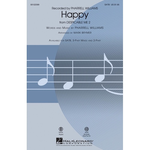 Happy (From Despicable Me 2) 2Pt (Octavo)
