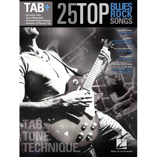 25 Top Blues/Rock Songs Guitar Tab Plus