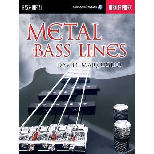 Metal Bass Lines Book/Online Audio 