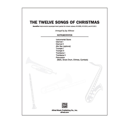 Twelve Songs of Christmas S/PAX Choral Sheet Music