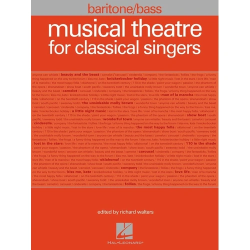 Musical Theatre for Classical Singers Bar Bass - 47 Songs, Hal Leonard, Voice, 296 Pages