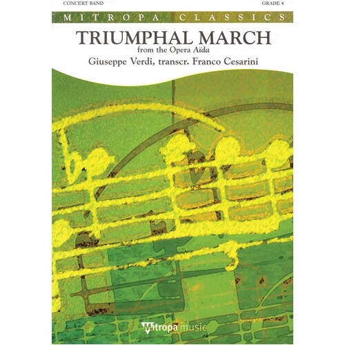Triumphal March From Aida Concert Band 4 Score/Parts