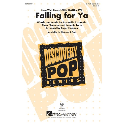 Falling For Ya (From Teen Beach Movie) 2Pt (Octavo)