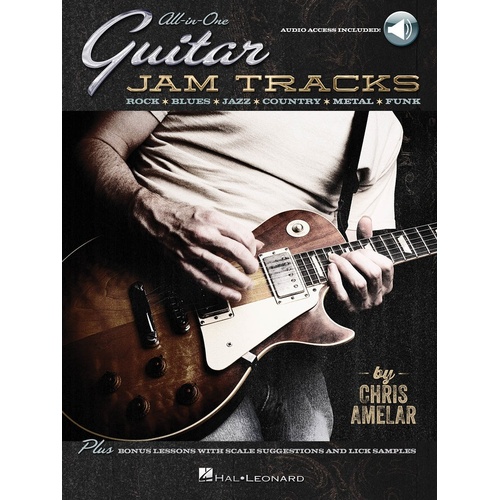 All In One Guitar Jam Tracks TAB Online Audio (Softcover Book/Online Audio)