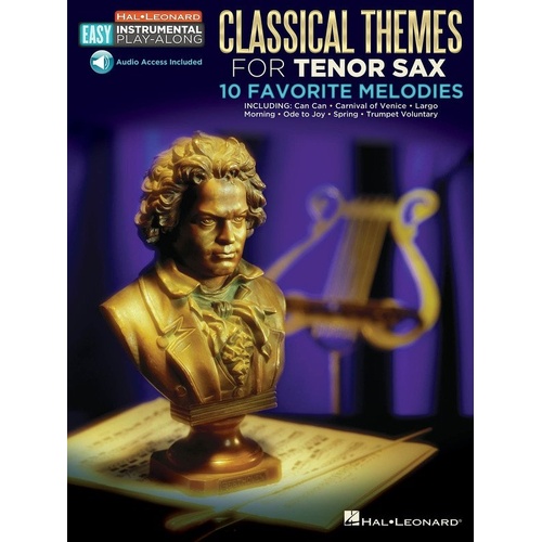 Classical Themes for Tenor Sax - Easy Instrumental Play-Along by Hal Leonard