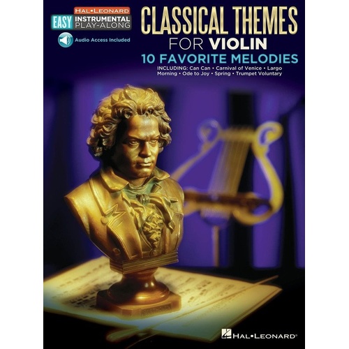 Classical Themes Violin Easy Instrumental Play-Along