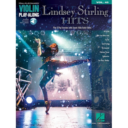 Lindsey Stirling Hits Violin Play Along V45 Online Audio (Softcover Book/Online Audio)