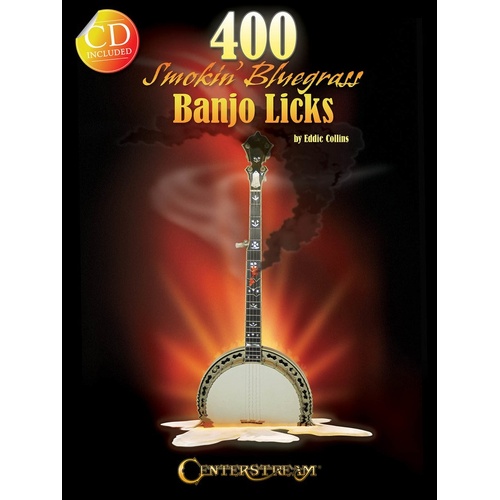 400 Smokin Bluegrass Banjo Licks Book/CD 