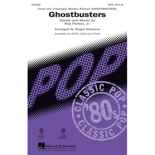 Ghostbusters SATB (Octavo)