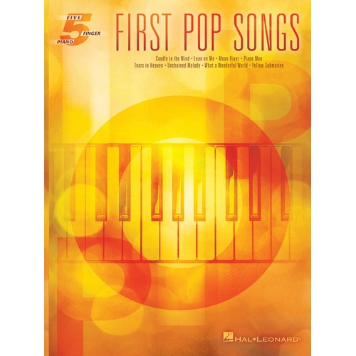 First Pop Songs 5 Finger Piano (Softcover Book)