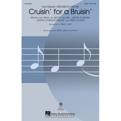 Cruisin For A Bruisin (From Teen Beach Movie) SA (Octavo)