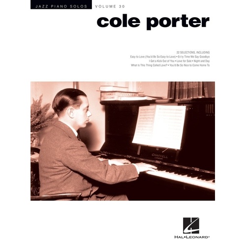 Cole Porter Jazz Piano Solo V30 JPS - 22 Selections for Piano