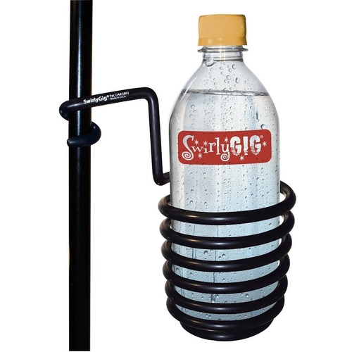 Original SwirlyGig 1/2 Black Drink Holder for Mic Stands and More