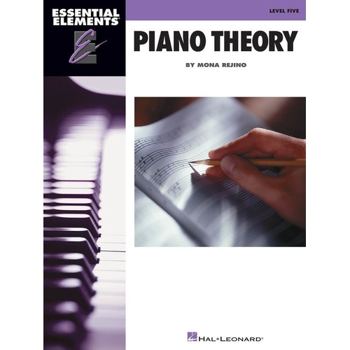 Essential Elements Piano Theory Level 5 by Hal Leonard, 48 Pages