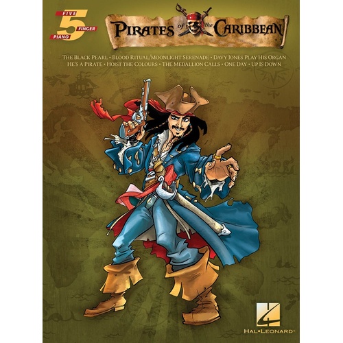 Pirates Of The Caribbean Five Finger Piano Ff (Softcover Book)