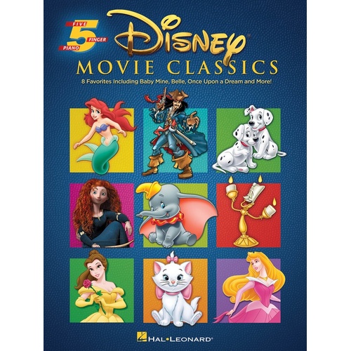 Disney Movie Classics Five Finger Piano (Softcover Book)