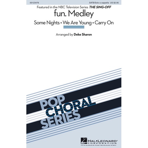 Fun Medley From The Sing-Off SATB Solo A Cappell (Octavo)
