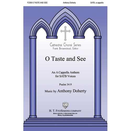 O Taste And See SATB A Cappella (Octavo)