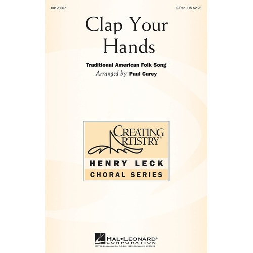 Clap Your Hands 2Pt (Octavo)