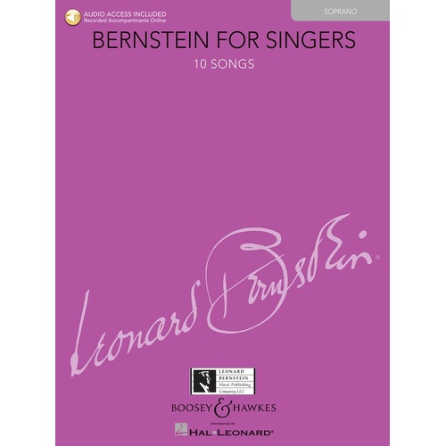 Bernstein For Singers Soprano Book/Online Audio (Softcover Book/Online Audio)