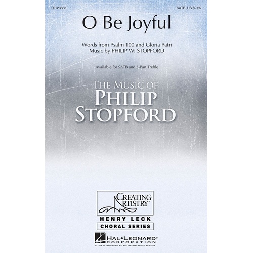 O Be Joyful SATB (Octavo)