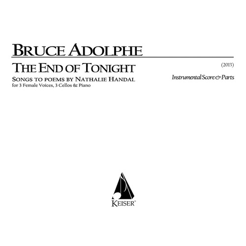 End Of Tonight 3 Female Voices/3 Cellos/Piano (Softcover Book)