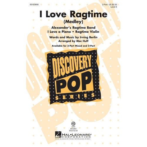 I Love Ragtime (Medley) 2Pt (Octavo)