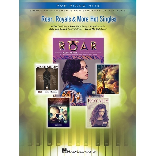 Roar Royals and More Hot Singles Easy Piano (Softcover Book)