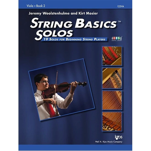 String Basics Solos Book 2 for Viola by Jeremy Woolstenhulme and Kirt Mosier, 36 pages, suitable for recitals and festivals.