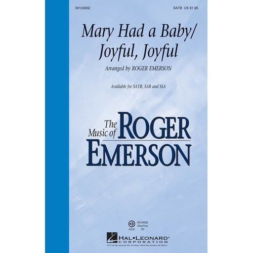 Mary Had A Baby / Joyful Joyful SSA (Octavo)