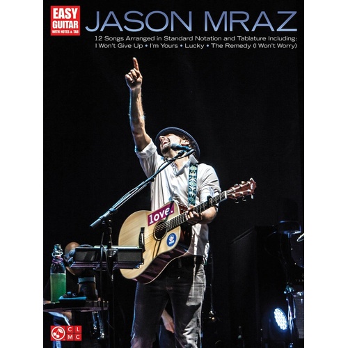 Jason Mraz Easy Guitar Notes and TAB (Softcover Book)