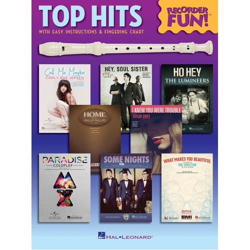 Top Hits Recorder Fun (Softcover Book)